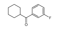 CYCLOHEXYL 3-FLUOROPHENYL KETONE Structure