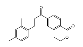 4'-CARBOETHOXY-3-(2,4-DIMETHYLPHENYL)PROPIOPHENONE结构式