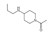 1-Acetyl-4-(n-propylamino)piperidine结构式