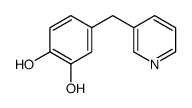 1,2-Benzenediol, 4-(3-pyridinylmethyl)- (9CI) structure