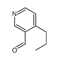 3-Pyridinecarboxaldehyde, 4-propyl- (9CI) structure