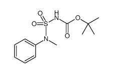Carbamic acid, N-[(methylphenylamino)sulfonyl]-, 1,1-dimethylethyl ester结构式