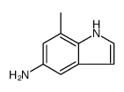 1H-Indol-5-amine,7-methyl-(9CI)结构式