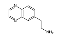 6-喹噁啉乙胺结构式