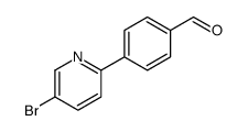 4-(5-bromopyridin-2-yl)benzaldehyde结构式