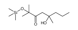 3-Octanone, 5-hydroxy-2,5-dimethyl-2-[(trimethylsilyl)oxy]结构式