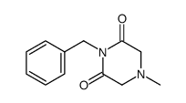 1-benzyl-4-methyl-piperazine-2,6-dione结构式