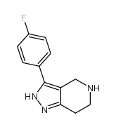 3-(4-Fluorophenyl)-4,5,6,7-tetrahydro-2H-pyrazolo[4,3-c]pyridine Structure