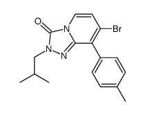 7-bromo-2-isobutyl-8-p-tolyl-[1,2,4]triazolo[4,3-a]pyridin-3(2H)-one Structure