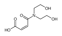 4-[bis(2-hydroxyethyl)amino]-4-oxobut-2-enoic acid Structure