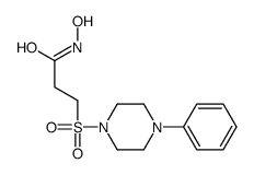 N-hydroxy-3-(4-phenylpiperazin-1-yl)sulfonylpropanamide Structure