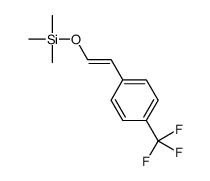 trimethyl-[2-[4-(trifluoromethyl)phenyl]ethenoxy]silane Structure
