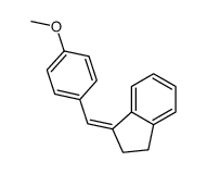 3-[(4-methoxyphenyl)methylidene]-1,2-dihydroindene结构式