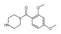 Methanone, (2,4-dimethoxyphenyl)-1-piperazinyl Structure