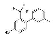 [1,1'-Biphenyl]-4-ol, 3'-methyl-2-(trifluoromethyl) Structure