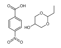2-ethyl-1,3-dioxan-5-ol,4-nitrobenzoic acid结构式