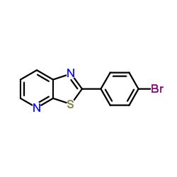 2-(4-Bromophenyl)[1,3]thiazolo[5,4-b]pyridine结构式