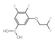 [3-(2,2-difluoroethoxy)-4,5-difluorophenyl]boronic acid结构式