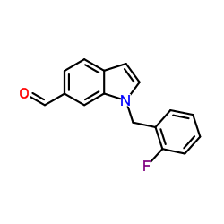 1-(2-Fluorobenzyl)-1H-indole-6-carbaldehyde图片