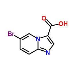 6-Bromoimidazo[1,2-a]pyridine-3-carboxylicacid structure