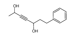7-phenylhept-3-yne-2,5-diol结构式