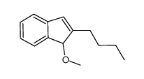 1-methoxy-2-butyl-1H-indene Structure