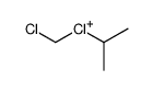 chloromethyl(propan-2-yl)chloranium Structure