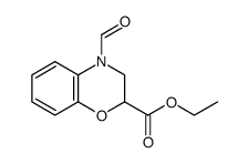 ethyl 4-formyl-3,4-dihydro-2H-1,4-benzoxazine-2-carboxylate结构式