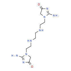 1,1'-[ethane-1,2-diylbis(iminoethane-2,1-diyl)]bis[2-amino-1,5-dihydro-4H-imidazol-4-one] picture