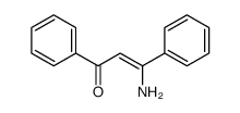 3-amino-1,3-diphenylprop-2-en-1-one结构式