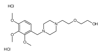 2-[2-[4-[(2,3,4-trimethoxyphenyl)methyl]piperazin-1-yl]ethoxy]ethanol,dihydrochloride Structure