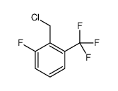 2-(Chloromethyl)-1-fluoro-3-(trifluoromethyl)benzene structure