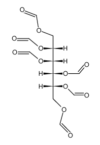 hexa-O-formyl-D-mannitol Structure
