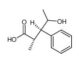 4-Hydroxy-2-methyl-3-phenyl-valeriansaeure Structure