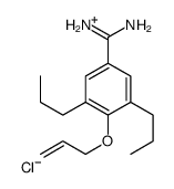 [amino-(4-prop-2-enoxy-3,5-dipropylphenyl)methylidene]azanium,chloride结构式