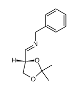 (2S)-2,3-O-isopropylideneglyceraldehyde N-benzylimine Structure