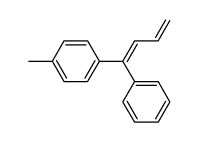 1-methyl-4-(1-phenylbuta-1,3-dienyl)benzene结构式