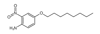 2-nitro-4-octyloxyaniline Structure