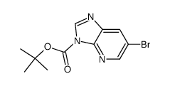 3H-IMidazo[4,5-b]pyridine-3-carboxylicacid,6-bromo-,1,1-dimethylethylester结构式
