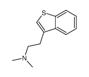 2-(1-benzothiophen-3-yl)-N,N-dimethylethanamine结构式