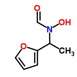 N-[1-(2-Furyl)ethyl]-N-hydroxyformamid结构式