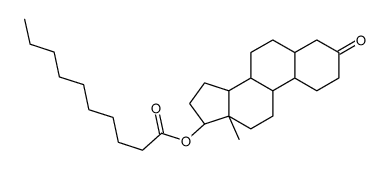 4,5-DIHYDRO-19-NORTESTOSTERONE-17B-DECANOATE结构式