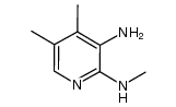 3-amino-4,5-dimethyl-2-(methylamino)pyridine结构式