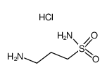 3-amino-propane-1-sulfonic acid amide, hydrochloride结构式