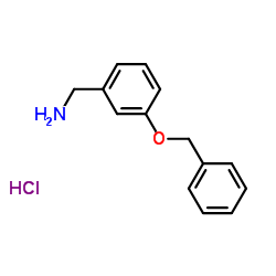 (3-(BENZYLOXY)PHENYL)METHANAMINE structure