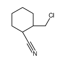 (1R,2R)-2-(chloromethyl)cyclohexane-1-carbonitrile Structure