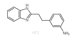 3-[2-(1 H-BENZOIMIDAZOL-2-YL)-ETHYL]-PHENYLAMINE HYDROCHLORIDE structure