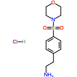 2-[4-(4-Morpholinylsulfonyl)phenyl]ethanamine hydrochloride (1:1)结构式