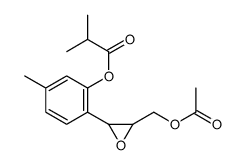 10-acetoxy-8,9-epoxythymol isobutyrate结构式