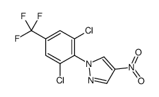 1-[2,6-dichloro-4-(trifluoromethyl)phenyl]-4-nitropyrazole Structure